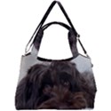 Laying In Dog Bed Double Compartment Shoulder Bag View2