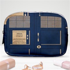 Tardis Poster Make Up Pouch (small) by Sudhe