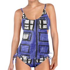 Tardis Painting Tankini Set by Sudhe