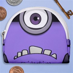 Evil Purple Horseshoe Style Canvas Pouch by Sudhe