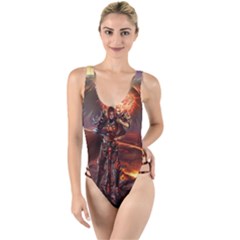 Fantasy Art Fire Heroes Heroes Of Might And Magic Heroes Of Might And Magic Vi Knights Magic Repost High Leg Strappy Swimsuit by Sudhe