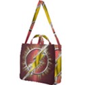 Flashy Logo Square Shoulder Tote Bag View1