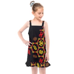 Algorithmic Drawings Kids  Overall Dress by Sudhe