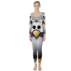 Penguin Birds Aquatic Flightless Long Sleeve Catsuit by Sudhe