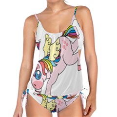 Unicorn Arociris Raimbow Magic Tankini Set by Sudhe