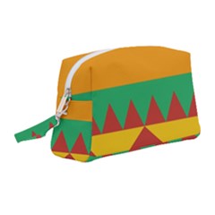 Burger Bread Food Cheese Vegetable Wristlet Pouch Bag (medium) by Sudhe