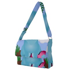 Pig Animal Love Full Print Messenger Bag by Sudhe