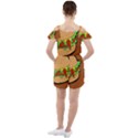 Burger Double Ruffle Cut Out Chiffon Playsuit View2