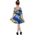 Loving Birds Kids  Shoulder Cutout Chiffon Dress View2