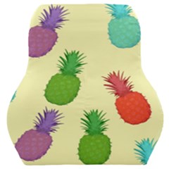 Colorful Pineapples Wallpaper Background Car Seat Back Cushion  by Sudhe