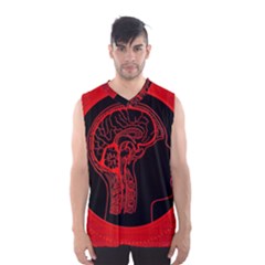 Artificial Intelligence Brain Think Men s Basketball Tank Top by Sudhe