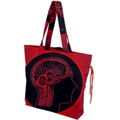 Artificial Intelligence Brain Think Drawstring Tote Bag by Sudhe