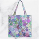 Colorful Background Multicolored Zipper Grocery Tote Bag View2