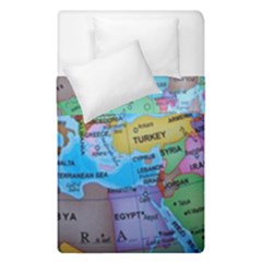 Globe World Map Maps Europe Duvet Cover Double Side (single Size) by Sudhe