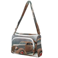 Auto Old Car Automotive Retro Front Pocket Crossbody Bag by Sudhe