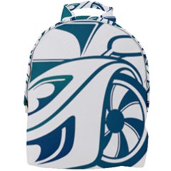 Blue Vector Car Mini Full Print Backpack by Sudhe