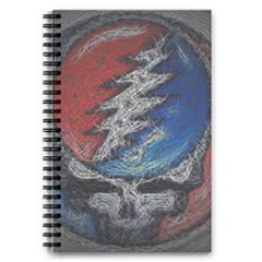 Grateful Dead Logo 5 5  X 8 5  Notebook by Sudhe