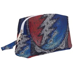 Grateful Dead Logo Wristlet Pouch Bag (large) by Sudhe