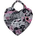 Feminism collage  Giant Heart Shaped Tote View2