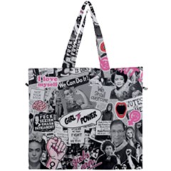 Feminism Collage  Canvas Travel Bag by Valentinaart