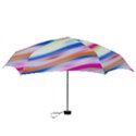 Vivid Colorful Wavy Abstract Print Mini Folding Umbrellas View3