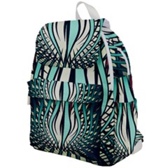 Retro Illusion Canvas Night Top Flap Backpack by Pakrebo