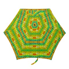 Birds Beach Sun Abstract Pattern Mini Folding Umbrellas by Pakrebo