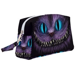 Cheshire Cat Animation Wristlet Pouch Bag (large) by Sudhe