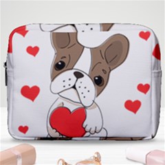 Animation Dog Cute Animate Comic Make Up Pouch (large) by Sudhe