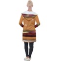 Hamburger Cheeseburger Burger Lunch Longline Hooded Cardigan View2