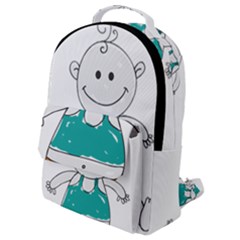 Baby Cute Child Birth Happy Flap Pocket Backpack (small) by Sudhe