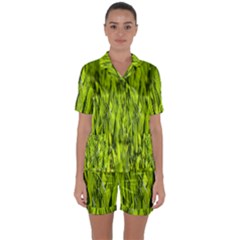 Agricultural Field   Satin Short Sleeve Pyjamas Set by rsooll