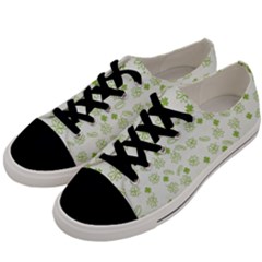 St Patricks Day Pattern Men s Low Top Canvas Sneakers by Valentinaart