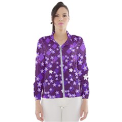 Textile Cross Pattern Square Women s Windbreaker by Pakrebo