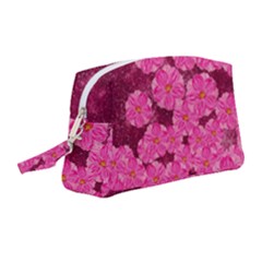 Cherry Blossoms Floral Design Wristlet Pouch Bag (medium) by Pakrebo