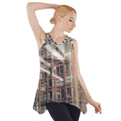 Chicago L Morning Commute Side Drop Tank Tunic by Riverwoman