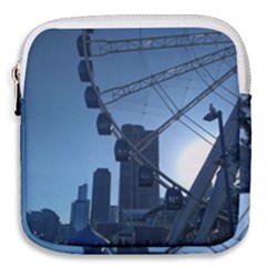 Navy Pier Chicago Mini Square Pouch by Riverwoman