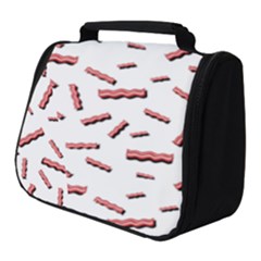 Funny Bacon Slices Pattern Infidel Red Meat Full Print Travel Pouch (small) by genx