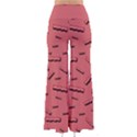 Funny Bacon Slices Pattern infidel vintage red meat background  So Vintage Palazzo Pants View2