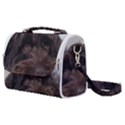 Laying In Dog Bed Satchel Shoulder Bag View1