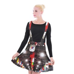 Flags Of Dublin Scioto Suspender Skater Skirt by Riverwoman