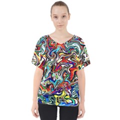 Ml 142 V-neck Dolman Drape Top by ArtworkByPatrick