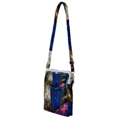 The Police Box Tardis Time Travel Device Used Doctor Who Multi Function Travel Bag by Sudhe