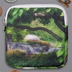 Chicago Garden Of The Phoenix Mini Square Pouch by Riverwoman