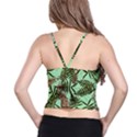 Fern Green Spaghetti Strap Bra Top View2