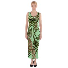 Fern Green Fitted Maxi Dress by snowwhitegirl