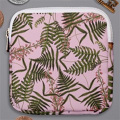 Fern Pink Mini Square Pouch by snowwhitegirl