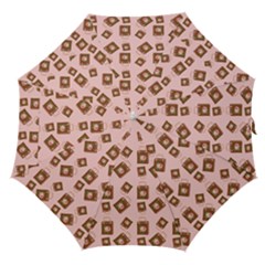 Shopping Bag Pattern Pink Straight Umbrellas by snowwhitegirl