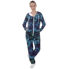 Camouflage Blue Women s Tracksuit by snowwhitegirl