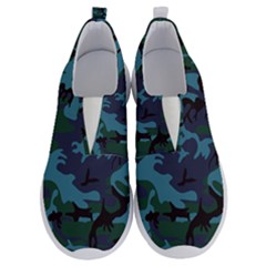 Camouflage Blue No Lace Lightweight Shoes by snowwhitegirl